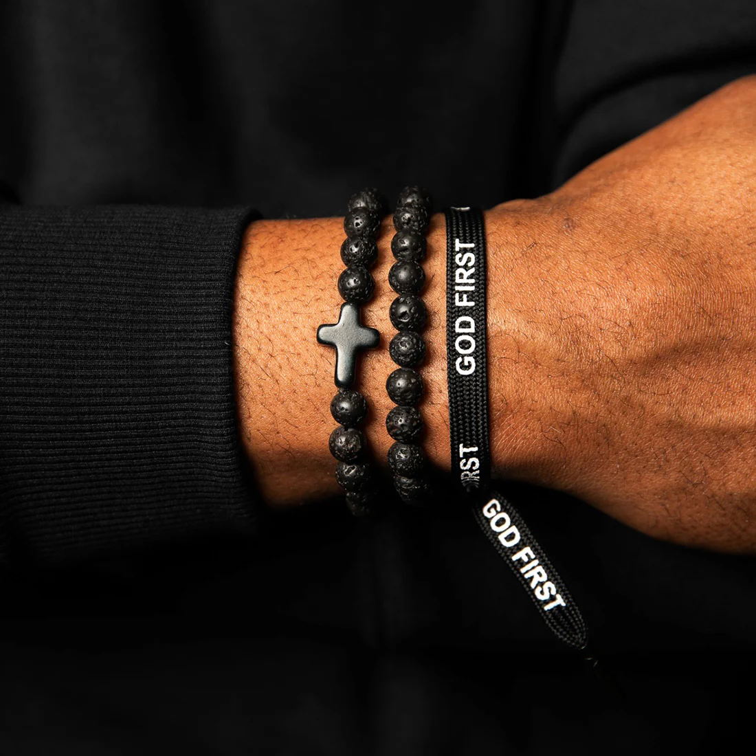 God First Shoelace Bracelet - Image 2