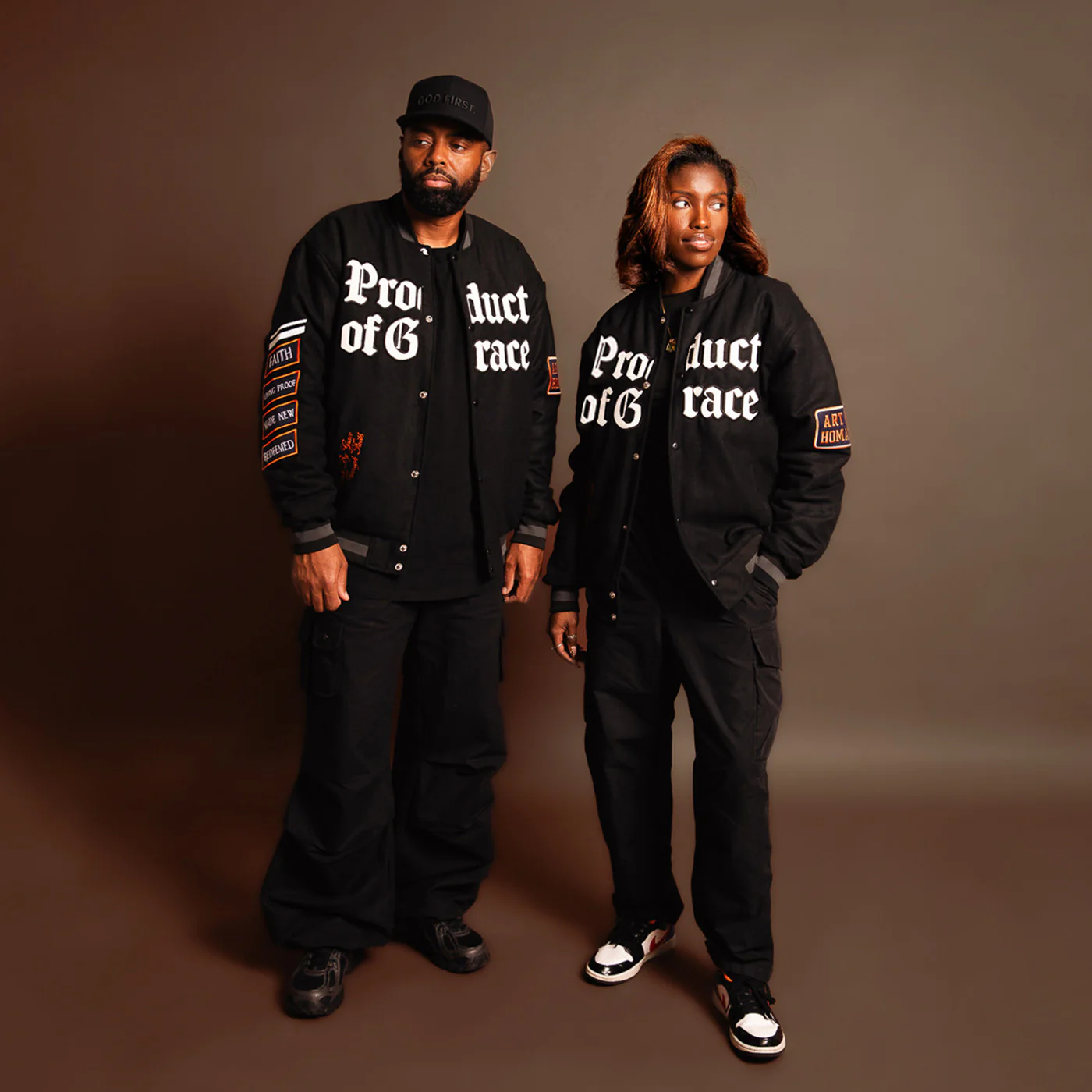 Product of Grace Letterman Jacket - Image 2
