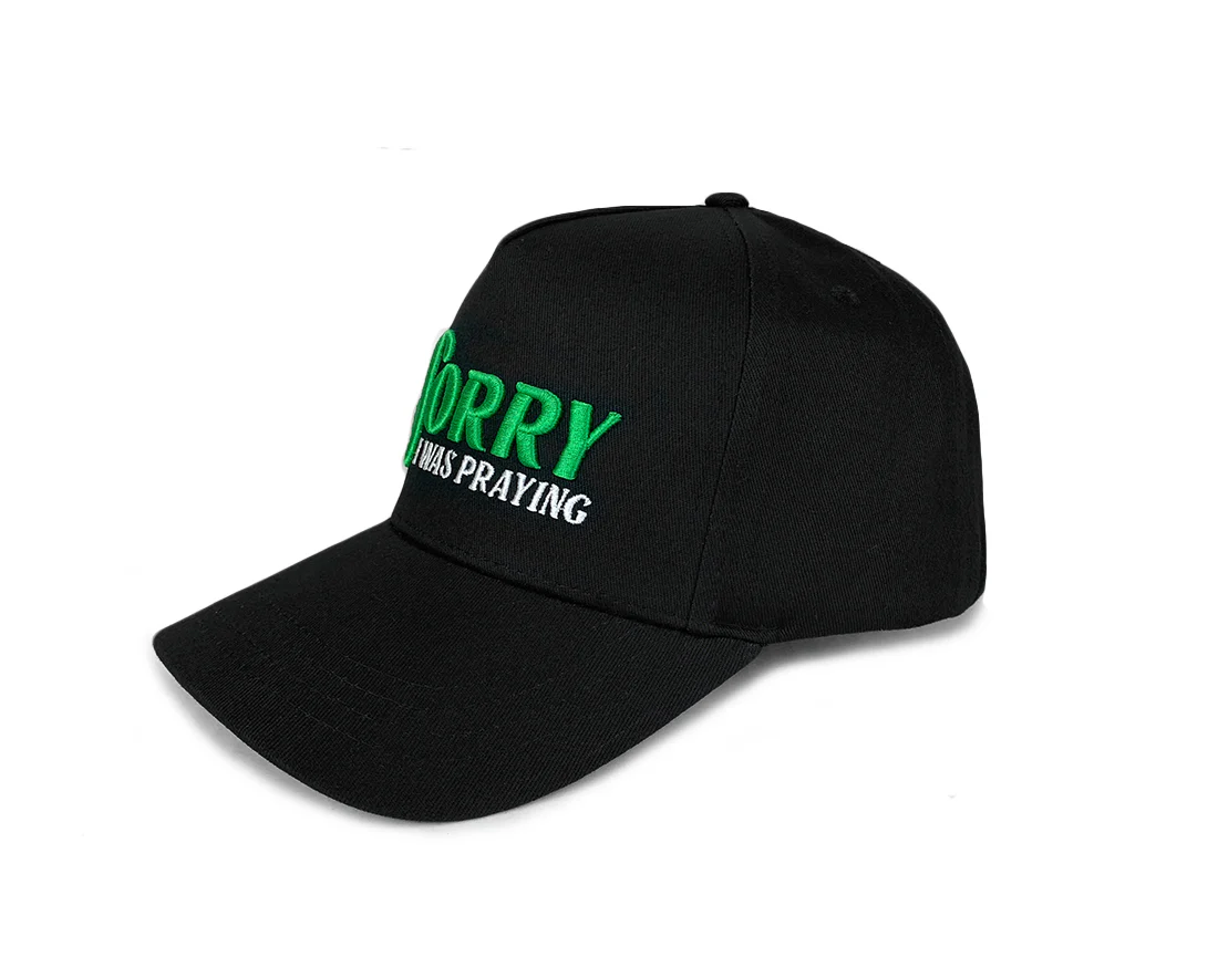 Sorry I Was Praying PF Cap - Green - Image 2
