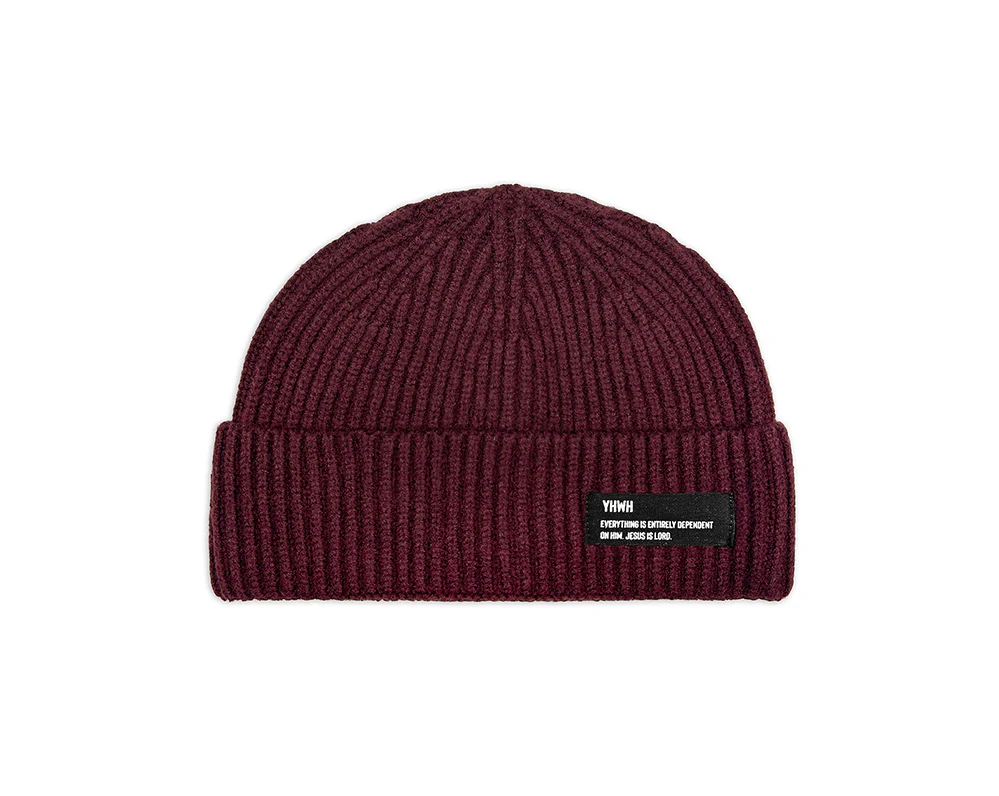 YHWH Beanie - Maroon